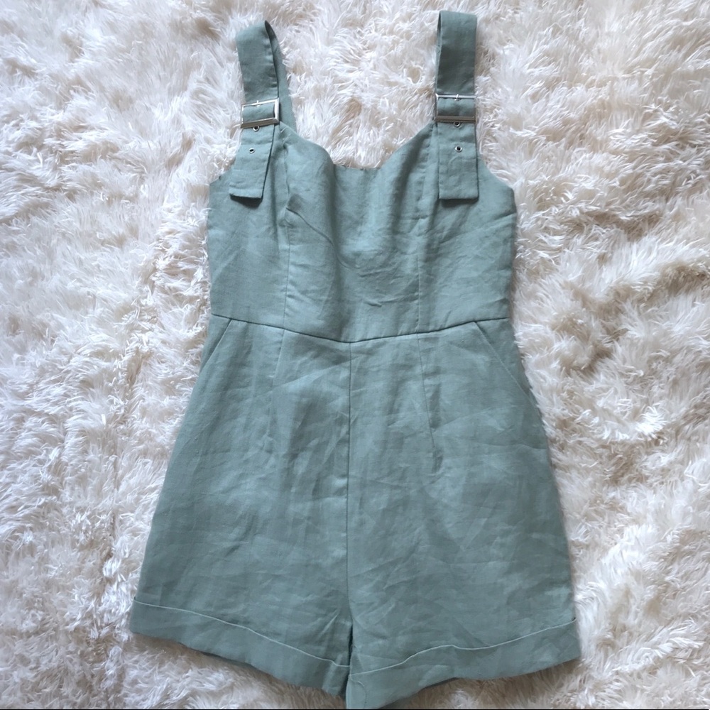 NWT LF Linen Romper